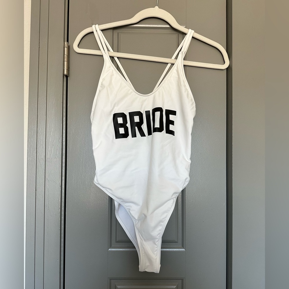 One-piece Bride Swimsuit